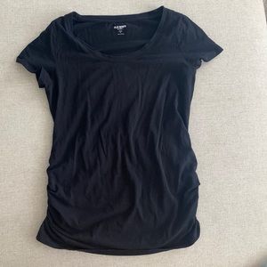 Old Navy Black Scoop Neck Tee